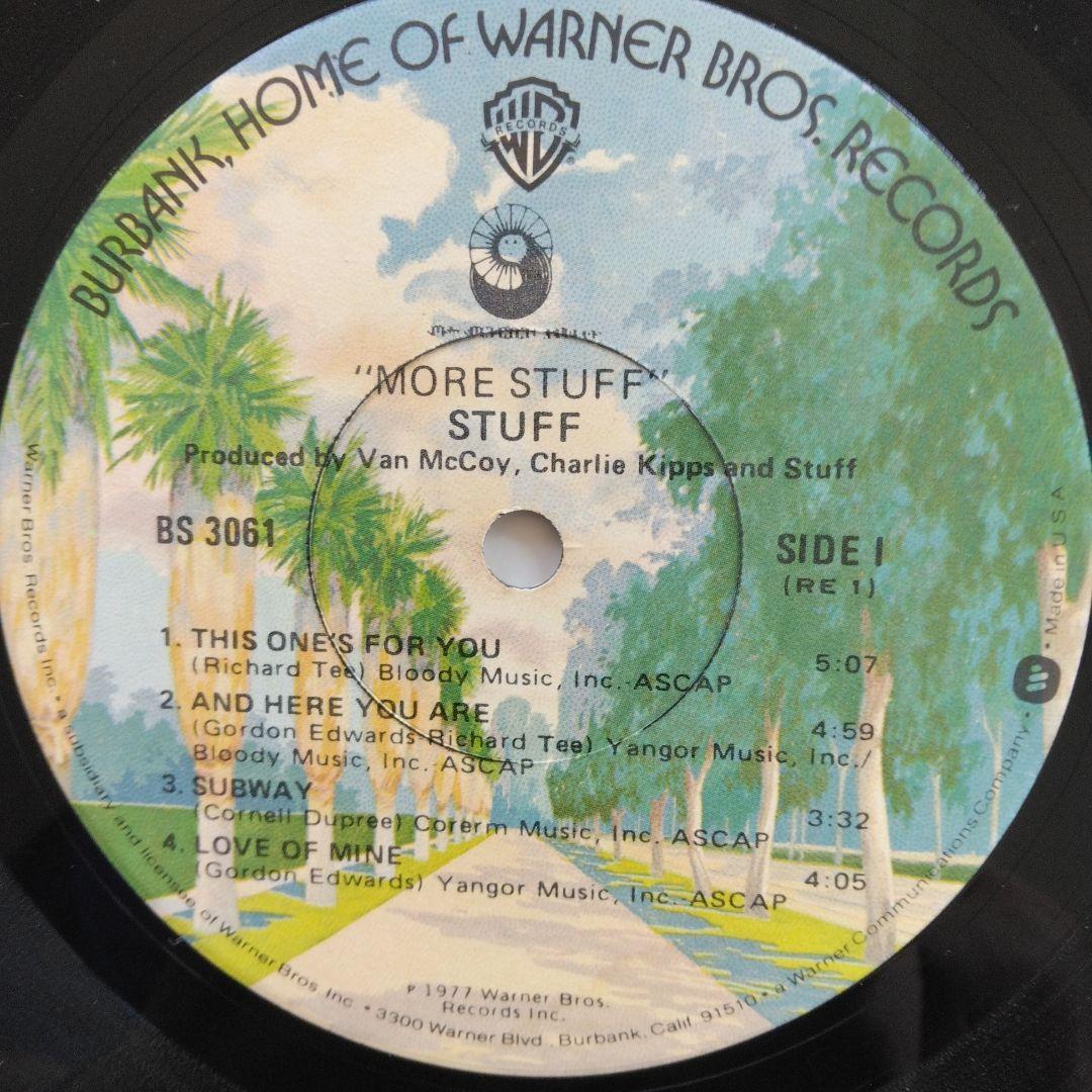 Van McCoy Staff More Stuff Bs3061 1977 US Orig Jazz Soul Vinyl Record Without D