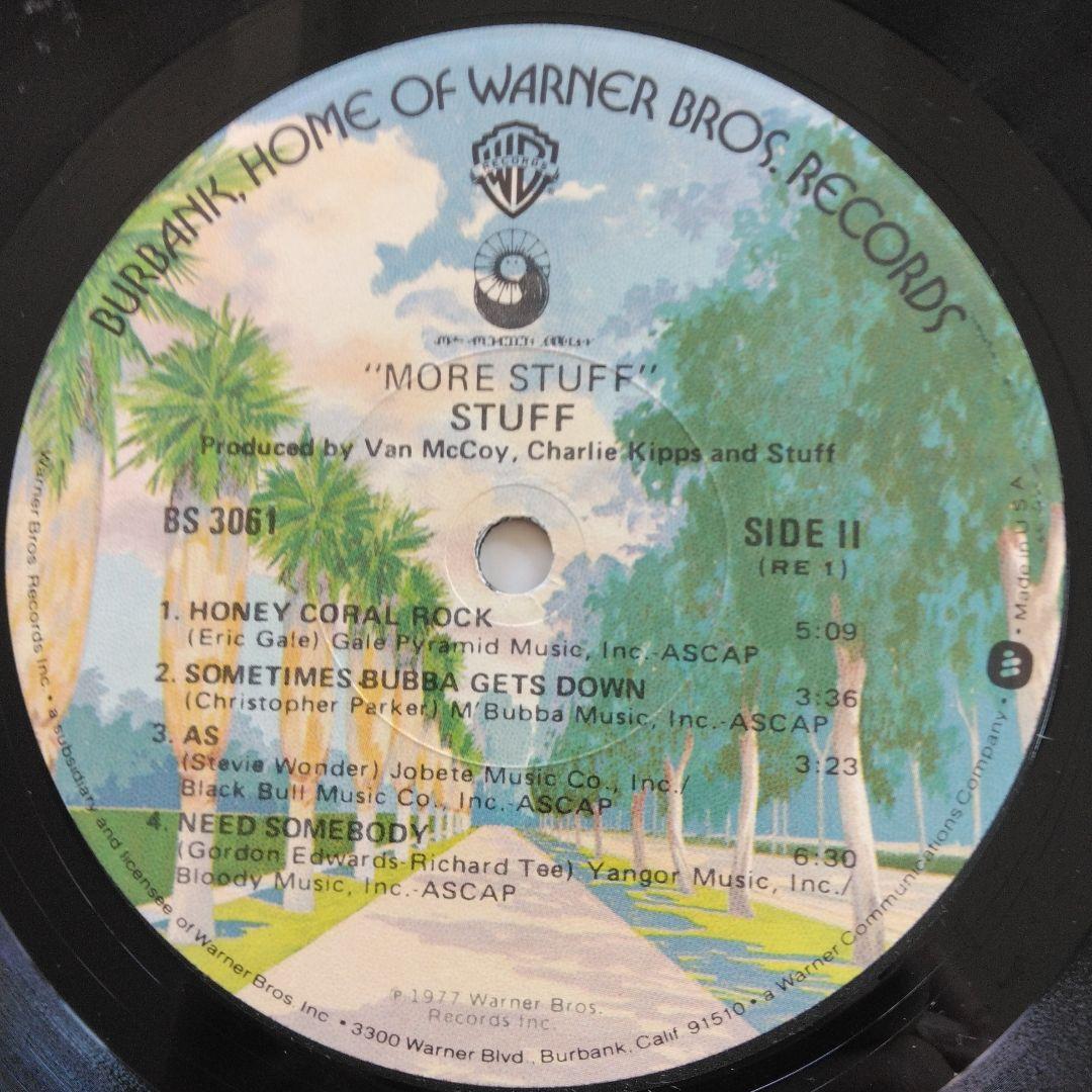 Van McCoy Staff More Stuff Bs3061 1977 US Orig Jazz Soul Vinyl Record Without D